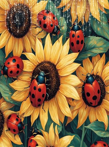 Diamond Painting Erwachsene, Diamant Painting Bilder Blume 5D Diamond-Painting Insekt DlY Vollbohrer Diamant Kunst Malerei Stickerei Bastelset Erwachsene, für Wohnzimmer Home Wanddeko 50x70 cm Q4-125 Diamond Painting Erwachsene, Diamant Painting Bilder Blume 5D Diamond-Painting Insekt DlY Vollbohrer Diamant Kunst Malerei Stickerei Bastelset Erwachsene, für Wohnzimmer Home Wanddeko 50x70 cm Q4-125 von Qinqhuag