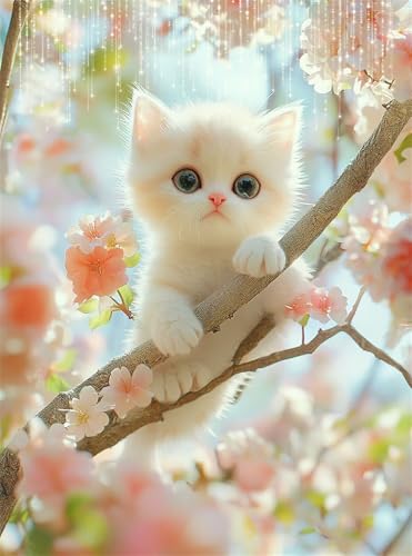 Diamond Painting Erwachsene, Diamant Painting Bilder Blume 5D Diamond-Painting Katze DlY Vollbohrer Diamant Kunst Malerei Stickerei Bastelset Erwachsene, für Wohnzimmer Home Wanddeko 50x70 cm Q4-179 Diamond Painting Erwachsene, Diamant Painting Bilder Blume 5D Diamond-Painting Katze DlY Vollbohrer Diamant Kunst Malerei Stickerei Bastelset Erwachsene, für Wohnzimmer Home Wanddeko 50x70 cm Q4-179 von Qinqhuag