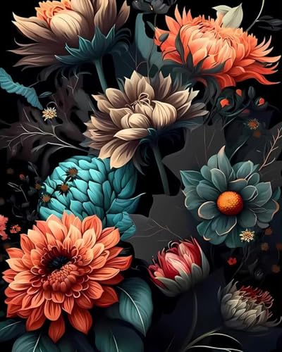 Diamond Painting Blumen - Diamant Painting Bilder - Diamond Painting Set Erwachsene - Diamond Art Erwachsene Full DIY Diamant Kunst Malerei Stickerei Set Kreuzstich Bilder Home Wand Dekor 30x40cm Diamond Painting Blumen - Diamant Painting Bilder - Diamond Painting Set Erwachsene - Diamond Art Erwachsene Full DIY Diamant Kunst Malerei Stickerei Set Kreuzstich Bilder Home Wand Dekor 30x40cm von Qiukoo