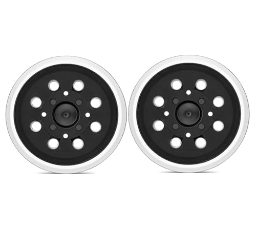 Qivine 2 Stück Schleifteller 125 Klett, Exzenterschleifer 125mm Flex Schleifscheibe Kompatibel mit PEX 300 400 AE, Schleifaufsatz für Winkelschleifer mit Hook Loop (12 Löcher) von Qivine