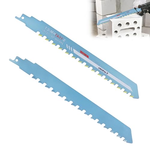 Qivine Sägeblätter Säbelsäge Holz, 2 Stück Sägeblatt Säbelsäge Säbelsägeblätter Holz Metall, Blau Reciprosägeblätter Mauersäge Säbelsägeblätter Stein für Porenbeton, Ziegel, Beton (10 Zoll) Qivine Sägeblätter Säbelsäge Holz, 2 Stück Sägeblatt Säbelsäge Säbelsägeblätter Holz Metall, Blau Reciprosägeblätter Mauersäge Säbelsägeblätter Stein für Porenbeton, Ziegel, Beton (10 Zoll) von Qivine