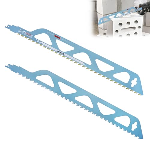 Qivine Sägeblätter Säbelsäge Holz, 2 Stück Sägeblatt Säbelsäge Säbelsägeblätter Holz Metall, Blau Reciprosägeblätter Mauersäge Säbelsägeblätter Stein für Porenbeton, Ziegel, Beton (18 Zoll) Qivine Sägeblätter Säbelsäge Holz, 2 Stück Sägeblatt Säbelsäge Säbelsägeblätter Holz Metall, Blau Reciprosägeblätter Mauersäge Säbelsägeblätter Stein für Porenbeton, Ziegel, Beton (18 Zoll) von Qivine