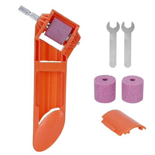 Qivine Bohrerschärfer, Tragbare Bohrer Schleifgerät Spiralbohrschleifer mit Geradem Schaft, Mini Bohrerschleifgerät zum Schleifen von Eisenbohrern Handwerkzeug Qivine Bohrerschärfer, Tragbare Bohrer Schleifgerät Spiralbohrschleifer mit Geradem Schaft, Mini Bohrerschleifgerät zum Schleifen von Eisenbohrern Handwerkzeug von Qivine