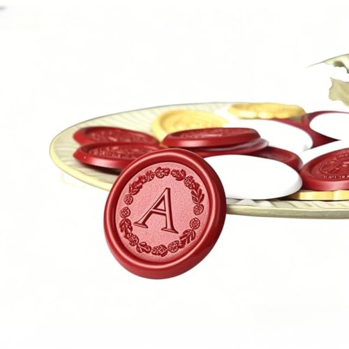 Personalisierte Wachssiegel-Aufkleber, benutzerdefinierte selbstklebende Wachssiegel-Aufkleber für Hochzeitseinladungen und Umschläge, perfekt zum Basteln, für Umschläge und Geschenkverpackungen Personalisierte Wachssiegel-Aufkleber, benutzerdefinierte selbstklebende Wachssiegel-Aufkleber für Hochzeitseinladungen und Umschläge, perfekt zum Basteln, für Umschläge und Geschenkverpackungen von Qivlora
