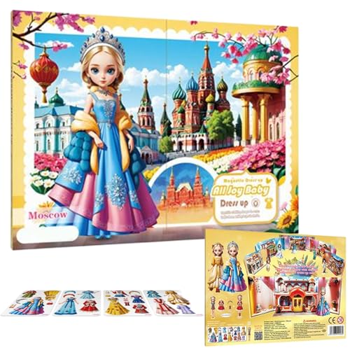 Qiwieod Verkleidungsspiele, Magnet Sticker Prinzessin Verkleidungsspiel, Puzzlespiel Rollenspiel Geschenk Kinder Mädchen Reise Unterricht Haus Auto Qiwieod Verkleidungsspiele, Magnet Sticker Prinzessin Verkleidungsspiel, Puzzlespiel Rollenspiel Geschenk Kinder Mädchen Reise Unterricht Haus Auto von Qiwieod