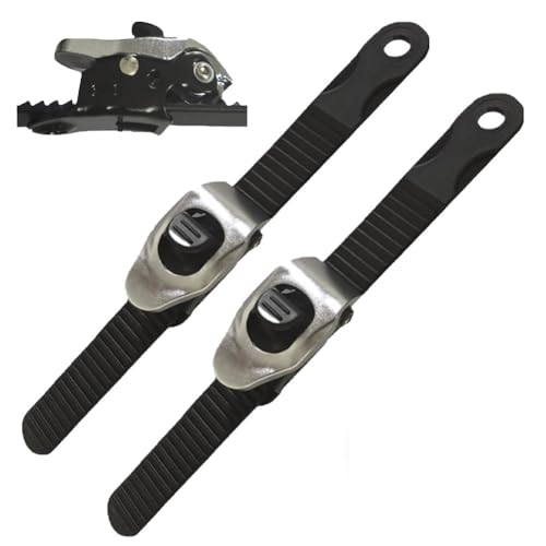 Zbad1 Grip Lock Strap, Ultimativer Heavy Duty Grip Lock Strap Mit Verstellbarer Metall-Ratschenschnalle, Anschließbare Heavy Duty Multipurpose Tie down Ratschengurte(2pcs without hook,20.27inch) von Qixfyze