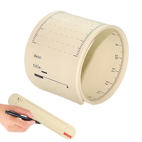 Qizeroty To Do Liste Slap Armband, Löschbares, Tragbares To Do Liste Erinnerungsarmband, Wasserdichtes Wiederverwendbares Silikonarmband Mit Lineal Für Schüler, Krankenschwestern Und Tagesplaner von Qizeroty