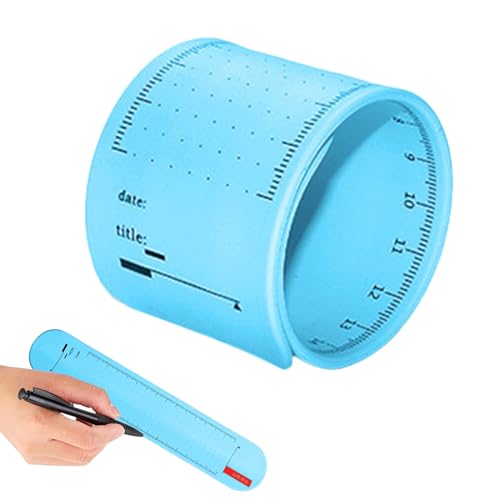 Qizeroty To Do Liste Slap Armband, Löschbares, Tragbares To Do Liste Erinnerungsarmband, Wasserdichtes Wiederverwendbares Silikonarmband Mit Lineal Für Schüler, Krankenschwestern Und Tagesplaner von Qizeroty