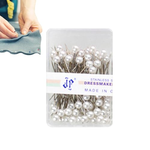 Stecknadeln Mit Kopf, Stecknadeln Für Stoff, 40 Mm Stecknadeln Mit Etui, Für Schneidereien, Kleidungsdesign, Brautkleid-Befestigung, Perückenherstellung, Kleiderwand-Befestigung Stecknadeln Mit Kopf, Stecknadeln Für Stoff, 40 Mm Stecknadeln Mit Etui, Für Schneidereien, Kleidungsdesign, Brautkleid-Befestigung, Perückenherstellung, Kleiderwand-Befestigung von Qizeroty