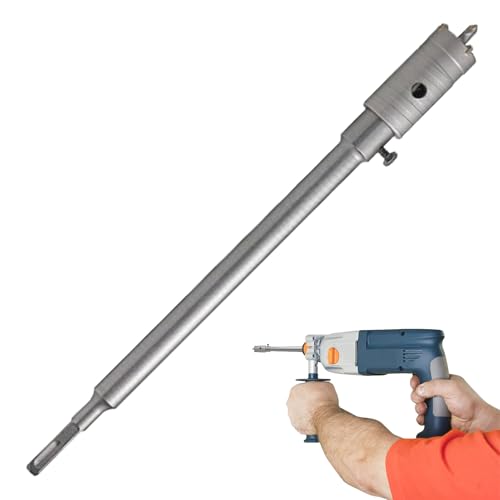 Qkbuza Bohrer-Set - Ziegelbohrer,Zubehör Mit Verlängerungen Für Glas Fliesen Elektroinstallation Stein Ziegel Bauprojekte Qkbuza Bohrer-Set - Ziegelbohrer,Zubehör Mit Verlängerungen Für Glas Fliesen Elektroinstallation Stein Ziegel Bauprojekte von Qkbuza