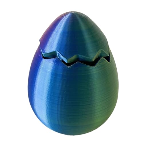 Qkbuza Leere Ostereier, bedrucktes Spielzeug, bunte Ostereier mit springendem Boden – Zubehör für Osterpartys, Tischdekoration, kleine Eier für Qkbuza Leere Ostereier, bedrucktes Spielzeug, bunte Ostereier mit springendem Boden – Zubehör für Osterpartys, Tischdekoration, kleine Eier für von Qkbuza