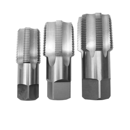 Handrohrhahn -Tipp -Set Bohrer Taper Npt 1 1-/4 und -/2 Stahlbitswerkzeug zum Bearbeitung von Gewinde mit Kunststoffbox 3pcs, Handrohrhahn -Tippsatz Handrohrhahn -Tipp -Set Bohrer Taper Npt 1 1-/4 und -/2 Stahlbitswerkzeug zum Bearbeitung von Gewinde mit Kunststoffbox 3pcs, Handrohrhahn -Tippsatz von QmjdDymx