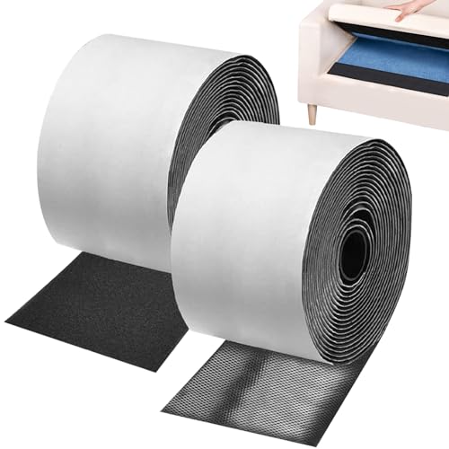 QmjdDymx 2 Rolls Haken- und Schleifenklebeband, 10ftx4-Zoll-Griff ohne Schlupfkissen, starker Klebstoff für Sofas/Teppiche/Matratzen, Haken und Schleifenklebeband QmjdDymx 2 Rolls Haken- und Schleifenklebeband, 10ftx4-Zoll-Griff ohne Schlupfkissen, starker Klebstoff für Sofas/Teppiche/Matratzen, Haken und Schleifenklebeband von QmjdDymx