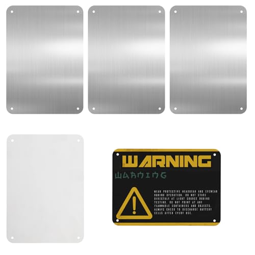 5 Stück Sublimation Metall Blanko Aluminium mit 4 Löchern,Aluminium Namensschilder Multifunktions Metallschild Rohlinge für Werbeschild DIY Wanddekoration,300x200x0,65 mm 5 Stück Sublimation Metall Blanko Aluminium mit 4 Löchern,Aluminium Namensschilder Multifunktions Metallschild Rohlinge für Werbeschild DIY Wanddekoration,300x200x0,65 mm von QoTang