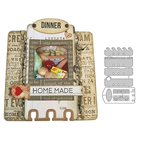 Qoiseys 0–9 kleine Etiketten, Metall-Stanzformen für Kartenherstellung, Stanzformen für DIY, Scrapbooking, Fotoalbum, dekoratives Papier, Basteln, Prägung (01) von Qoiseys