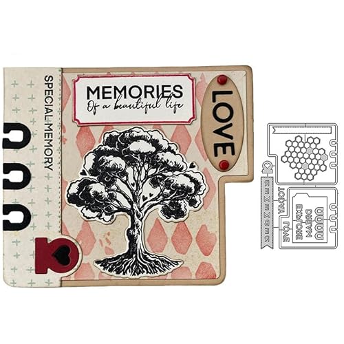 Qoiseys 0–9 kleine Etiketten, Metall-Stanzformen für Kartenherstellung, Stanzformen für DIY, Scrapbooking, Fotoalbum, dekoratives Papier, Basteln, Prägung (02) von Qoiseys
