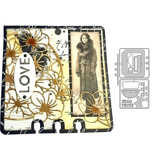 Qoiseys 0–9 kleine Etiketten, Metall-Stanzformen für Kartenherstellung, Stanzformen für DIY, Scrapbooking, Fotoalbum, dekoratives Papier, Basteln, Prägung (03) von Qoiseys