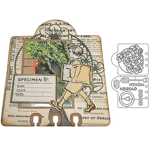 Qoiseys 0–9 kleine Etiketten, Metall-Stanzformen für Kartenherstellung, Stanzformen für DIY, Scrapbooking, Fotoalbum, dekoratives Papier, Basteln, Prägung (05) von Qoiseys