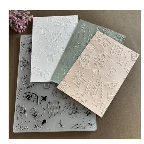 Qoiseys 2D-Box-Punkte-Kunststoff-Prägeschablone für Kartenherstellung, Prägeschablone, Papierkarte für DIY, Scrapbooking, Fotoalbum, Karten, Papierbasteln, Dekoration (02) von Qoiseys