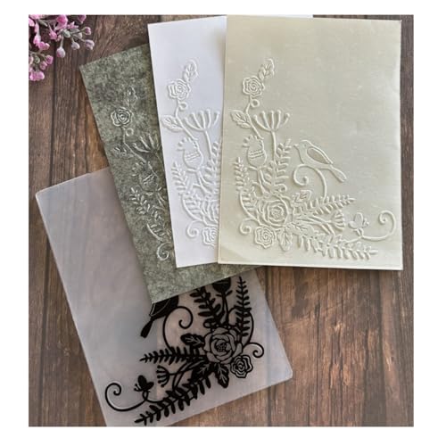 Qoiseys 2D-Prägeschablone aus Kunststoff, Motiv: Blumenkranz, Baum, zur Kartenherstellung, Prägeschablone, Papierkarte für Bastelarbeiten, Scrapbooking, Fotoalbum, Karten, Papierbasteln, Dekoration Qoiseys 2D-Prägeschablone aus Kunststoff, Motiv: Blumenkranz, Baum, zur Kartenherstellung, Prägeschablone, Papierkarte für Bastelarbeiten, Scrapbooking, Fotoalbum, Karten, Papierbasteln, Dekoration von Qoiseys