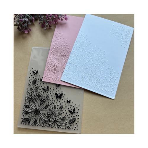 Qoiseys 2D-Prägeschablone aus Kunststoff, Motiv: Vogelkäfig, Blumen, Schmetterlinge, Löwenzahn, zur Kartenherstellung, Prägeschablone, Papierkarte für DIY, Scrapbooking, Fotoalbum, Karten Qoiseys 2D-Prägeschablone aus Kunststoff, Motiv: Vogelkäfig, Blumen, Schmetterlinge, Löwenzahn, zur Kartenherstellung, Prägeschablone, Papierkarte für DIY, Scrapbooking, Fotoalbum, Karten von Qoiseys