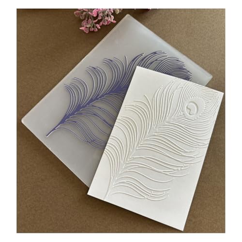 Qoiseys 2D-Prägeschablone aus Kunststoff, Pflaumenblüten-Feder, Wortstern, zur Kartenherstellung, Prägeschablone, Papierkarte für DIY, Scrapbooking, Fotoalbum, Karten, Papierbasteln, Dekoration, 10 Qoiseys 2D-Prägeschablone aus Kunststoff, Pflaumenblüten-Feder, Wortstern, zur Kartenherstellung, Prägeschablone, Papierkarte für DIY, Scrapbooking, Fotoalbum, Karten, Papierbasteln, Dekoration, 10 von Qoiseys