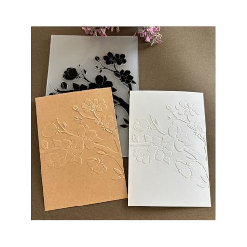 Qoiseys 2D-Prägeschablone aus Kunststoff, Pflaumenblüten-Feder, Wortstern, zur Kartenherstellung, Prägeschablone, Papierkarte für DIY, Scrapbooking, Fotoalbum, Karten, Papierbasteln, Dekoration (03) Qoiseys 2D-Prägeschablone aus Kunststoff, Pflaumenblüten-Feder, Wortstern, zur Kartenherstellung, Prägeschablone, Papierkarte für DIY, Scrapbooking, Fotoalbum, Karten, Papierbasteln, Dekoration (03) von Qoiseys