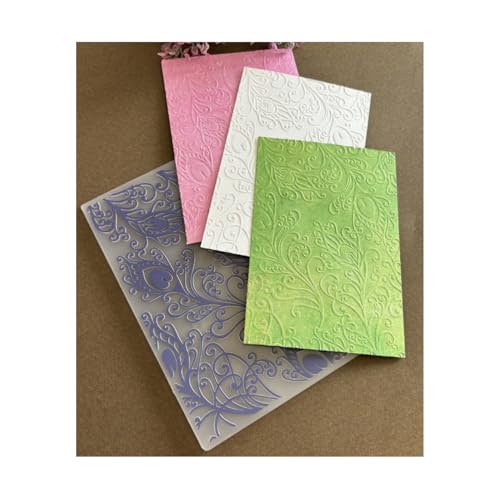 Qoiseys 2D-Prägeschablone aus Kunststoff, Pflaumenblüten-Feder, Wortstern, zur Kartenherstellung, Prägeschablone, Papierkarte für DIY, Scrapbooking, Fotoalbum, Karten, Papierbasteln, Dekoration (09) Qoiseys 2D-Prägeschablone aus Kunststoff, Pflaumenblüten-Feder, Wortstern, zur Kartenherstellung, Prägeschablone, Papierkarte für DIY, Scrapbooking, Fotoalbum, Karten, Papierbasteln, Dekoration (09) von Qoiseys