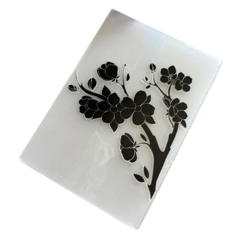 Qoiseys 2D-Prägeschablone aus Kunststoff, Pflaumenblüten für Kartenherstellung, Prägeschablone, Papierkarte für Bastelarbeiten, Scrapbooking, Fotoalbum, Karten, Papierbasteldekoration Qoiseys 2D-Prägeschablone aus Kunststoff, Pflaumenblüten für Kartenherstellung, Prägeschablone, Papierkarte für Bastelarbeiten, Scrapbooking, Fotoalbum, Karten, Papierbasteldekoration von Qoiseys