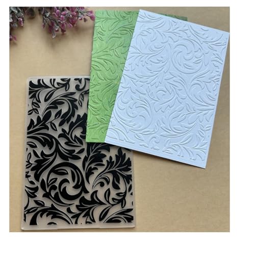 Qoiseys 2D-Prägeschablone für Vogelkäfig, Blumen, Schmetterlinge, Löwenzahn, Kunststoff, Prägeschablone, Papierkarte für DIY, Scrapbooking, Fotoalbum, Karten, Papierbasteln, Dekoration (04) von Qoiseys