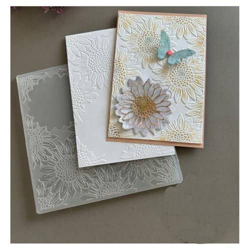 Qoiseys 2D-Sonnenblumen, Chrysanthemen, Rosen, Tulpen, Kunststoff-Prägeschablonen für Kartenherstellung, Prägeschablone, Papierkarte für DIY, Scrapbooking, Fotoalbum, Karten, Papierbasteldekoration Qoiseys 2D-Sonnenblumen, Chrysanthemen, Rosen, Tulpen, Kunststoff-Prägeschablonen für Kartenherstellung, Prägeschablone, Papierkarte für DIY, Scrapbooking, Fotoalbum, Karten, Papierbasteldekoration von Qoiseys