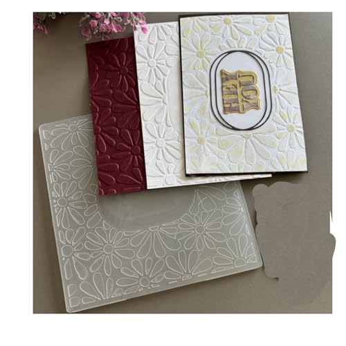 Qoiseys 2D-Sonnenblumen, Chrysanthemen, Rosen, Tulpen, Kunststoff-Prägeschablonen für Kartenherstellung, Prägeschablone, Papierkarte für DIY, Scrapbooking, Fotoalbum, Karten, Papierbasteldekoration Qoiseys 2D-Sonnenblumen, Chrysanthemen, Rosen, Tulpen, Kunststoff-Prägeschablonen für Kartenherstellung, Prägeschablone, Papierkarte für DIY, Scrapbooking, Fotoalbum, Karten, Papierbasteldekoration von Qoiseys