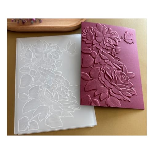 Qoiseys 3D-Pfauen-Tulpe, Löwenzahn, Blume, Kunststoff-Prägeschablone für Kartenherstellung, Vorlage, Papierkarten-Prägeschablone für DIY-Kunstwerke, Scrapbooking, Fotoalbum, Papierbasteldekoration Qoiseys 3D-Pfauen-Tulpe, Löwenzahn, Blume, Kunststoff-Prägeschablone für Kartenherstellung, Vorlage, Papierkarten-Prägeschablone für DIY-Kunstwerke, Scrapbooking, Fotoalbum, Papierbasteldekoration von Qoiseys