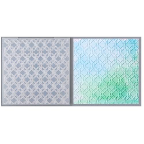 Qoiseys 3D-Prägeschablone aus Kunststoff, Blätter, Blumen, zur Kartenherstellung, Prägeschablone, Papierkarte für DIY, Scrapbooking, Fotoalbum, Karten, Papierbasteln, Dekoration (02) von Qoiseys