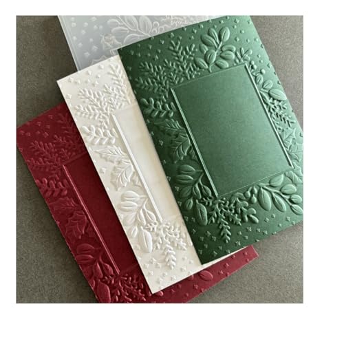 Qoiseys 3D-Prägeschablone aus Kunststoff, Motiv: Rosen, Kieferbäume, zur Kartenherstellung, Prägeschablone, Papierkarten, Prägeschablone für DIY, Scrapbooking, Fotoalbum, Karten, Papierbasteln Qoiseys 3D-Prägeschablone aus Kunststoff, Motiv: Rosen, Kieferbäume, zur Kartenherstellung, Prägeschablone, Papierkarten, Prägeschablone für DIY, Scrapbooking, Fotoalbum, Karten, Papierbasteln von Qoiseys