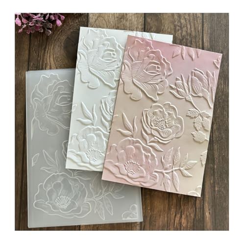 Qoiseys 3D-Prägeschablone aus Kunststoff mit Kirschblüten-Rosen für Kartenherstellung, Prägeschablone, DIY, Scrapbooking, Fotoalbum, Karten, Papierbasteln, Dekoration Qoiseys 3D-Prägeschablone aus Kunststoff mit Kirschblüten-Rosen für Kartenherstellung, Prägeschablone, DIY, Scrapbooking, Fotoalbum, Karten, Papierbasteln, Dekoration von Qoiseys