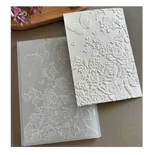 Qoiseys 3D-Prägeschablone aus Kunststoff mit Schmetterlingen und Blumen, zur Kartenherstellung, Prägeschablone für Bastelarbeiten, Scrapbooking, Fotoalbum, Karten, Papierbasteldekoration Qoiseys 3D-Prägeschablone aus Kunststoff mit Schmetterlingen und Blumen, zur Kartenherstellung, Prägeschablone für Bastelarbeiten, Scrapbooking, Fotoalbum, Karten, Papierbasteldekoration von Qoiseys