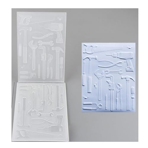 Qoiseys 3D-Prägeschablone aus Kunststoff mit Schmetterlingsmuschel für Kartenherstellung, Prägeschablone, Papierkarten-Prägeschablone für DIY, Scrapbooking, Fotoalbum, Karten, Papierbasteln, von Qoiseys