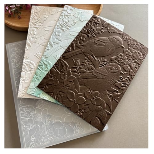 Qoiseys 3D-Prägeschablone aus Kunststoff mit Vogelmotiv für Kartenherstellung, Prägeschablone, Papierkarten-Prägeschablone für Bastelarbeiten, Scrapbooking, Fotoalbum, Karten, Papierbasteldekoration Qoiseys 3D-Prägeschablone aus Kunststoff mit Vogelmotiv für Kartenherstellung, Prägeschablone, Papierkarten-Prägeschablone für Bastelarbeiten, Scrapbooking, Fotoalbum, Karten, Papierbasteldekoration von Qoiseys