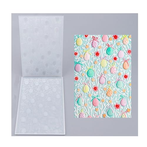 Qoiseys 3D-Prägeschablone mit Schneemann-Blumen-Motiv für Kartenherstellung, Vorlage, Papierkarten-Prägeschablone für DIY-Kunstwerke, Scrapbooking, Fotoalbum, Papierbasteldekoration (04) von Qoiseys