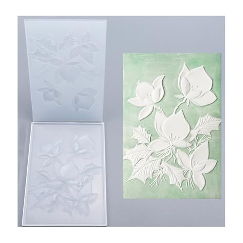 Qoiseys 3D-Prägeschablone mit Schneemann-Blumen-Motiv für Kartenherstellung, Vorlage, Papierkarten-Prägeschablone für DIY-Kunstwerke, Scrapbooking, Fotoalbum, Papierbasteldekoration (05) von Qoiseys