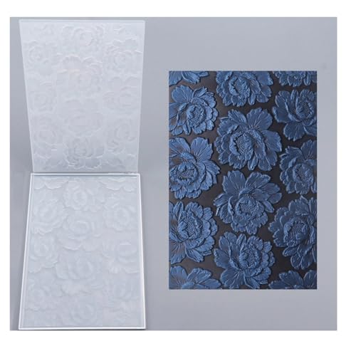 Qoiseys 3D-Prägeschablone mit Schneemann-Blumen-Motiv für Kartenherstellung, Vorlage, Papierkarten-Prägeschablone für DIY-Kunstwerke, Scrapbooking, Fotoalbum, Papierbasteldekoration (06) von Qoiseys