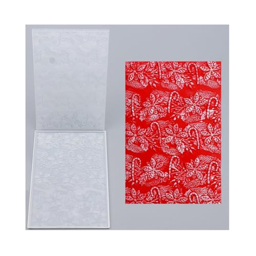 Qoiseys 3D-Prägeschablone mit Schneemann-Blumen-Motiv für Kartenherstellung, Vorlage, Papierkarten-Prägeschablone für DIY-Kunstwerke, Scrapbooking, Fotoalbum, Papierbasteldekoration (08) von Qoiseys
