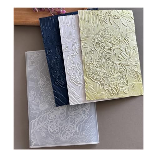 Qoiseys 3D-Rosenbaum-Prägeschablone aus Kunststoff zur Kartenherstellung, Vorlage, Papierkarten-Prägeschablone für DIY-Kunstwerke, Scrapbooking, Fotoalbum, Papierbasteldekoration (01) von Qoiseys