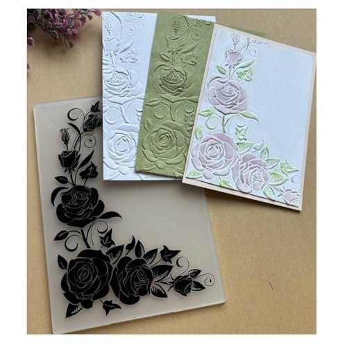 Qoiseys 3D-Rosenblätter, Kunststoff-Prägeschablone für Kartenherstellung, Prägeschablone, Papierkarten-Prägeschablone für Bastelarbeiten, Scrapbooking, Fotoalbum, Karten, Papierbasteldekoration Qoiseys 3D-Rosenblätter, Kunststoff-Prägeschablone für Kartenherstellung, Prägeschablone, Papierkarten-Prägeschablone für Bastelarbeiten, Scrapbooking, Fotoalbum, Karten, Papierbasteldekoration von Qoiseys