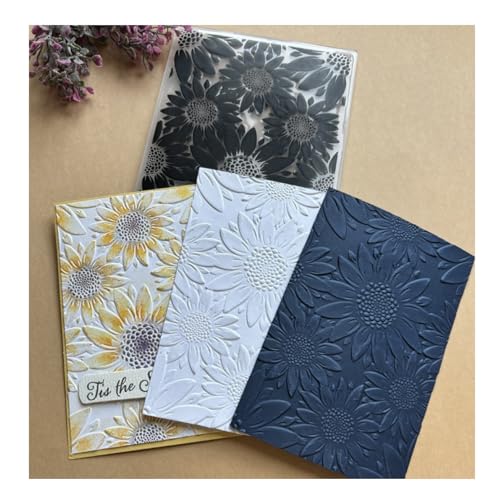 Qoiseys 3D-Sonnenblumen-Prägeschablone aus Kunststoff für Kartenherstellung, Prägeschablone, Papierkarten-Prägeschablone für Bastelarbeiten, Scrapbooking, Fotoalbum, Karten, Papierbasteldekoration Qoiseys 3D-Sonnenblumen-Prägeschablone aus Kunststoff für Kartenherstellung, Prägeschablone, Papierkarten-Prägeschablone für Bastelarbeiten, Scrapbooking, Fotoalbum, Karten, Papierbasteldekoration von Qoiseys
