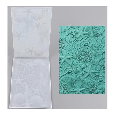 Qoiseys 3D-Sternblumen-Prägeschablone aus Kunststoff für Kartenherstellung, Vorlage, Papierkarten-Prägeschablone für DIY-Kunstwerke, Scrapbooking, Fotoalbum, Papierbasteldekoration (01) von Qoiseys