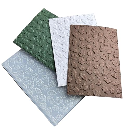 Qoiseys Bambus Narzisse Schmetterling 3D strukturierte Prägeschablone für Kartenherstellung, Papierbasteln, Impressionen, Vorlage für DIY, Scrapbooking, Fotoalbum (16 x 11,4 cm) (08) von Qoiseys