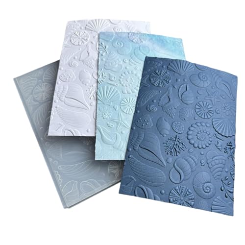 Qoiseys Bambus-Narzissen-Schmetterling, 3D-strukturierte Prägeschablonen für Kartenherstellung, Papierbasteln, Impressionen, Vorlage für DIY, Scrapbooking, Fotoalbum (16 x 11,4 cm) (09) von Qoiseys