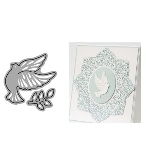 Qoiseys Dove Metall-Stanzformen für Kartenherstellung, Stanzschablonen für DIY, Scrapbooking, Fotoalbum, dekoratives Papier, Basteln, Prägung Qoiseys Dove Metall-Stanzformen für Kartenherstellung, Stanzschablonen für DIY, Scrapbooking, Fotoalbum, dekoratives Papier, Basteln, Prägung von Qoiseys